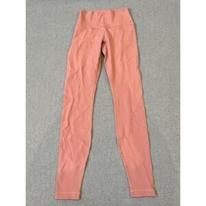 Lululemon Wunder Under HR Tight 28” Inseam *FLUX Size 4Rustic Coral EUC